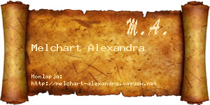 Melchart Alexandra névjegykártya